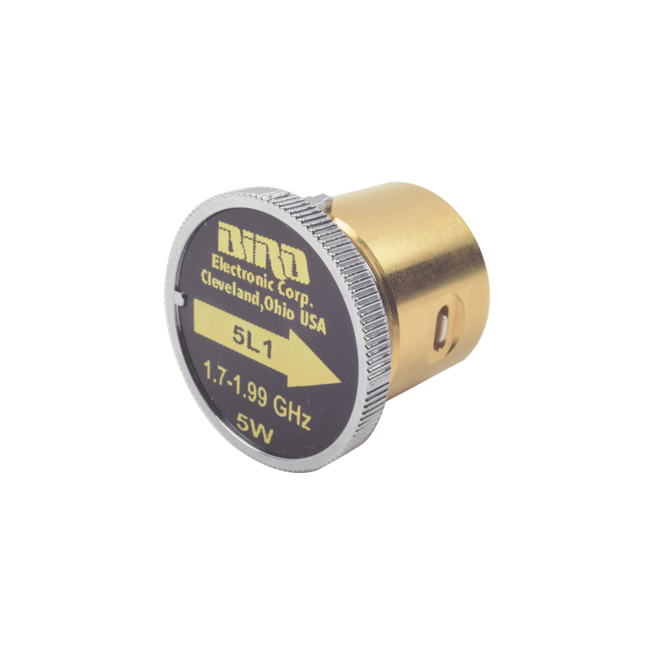 5L1 Elemento de 5 Watt en linea 7/8 para Wattmetro BIRD 43 en Rango de Frecuencia de 1700-1990 MHz.