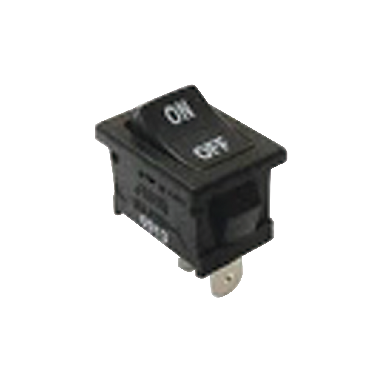 612-RA11431100 Interruptor Rocker SPST Off-On, Poliamida Negro, 11 Amp., Hasta 125 Vca, Contacto en Plata, 4.8 mm