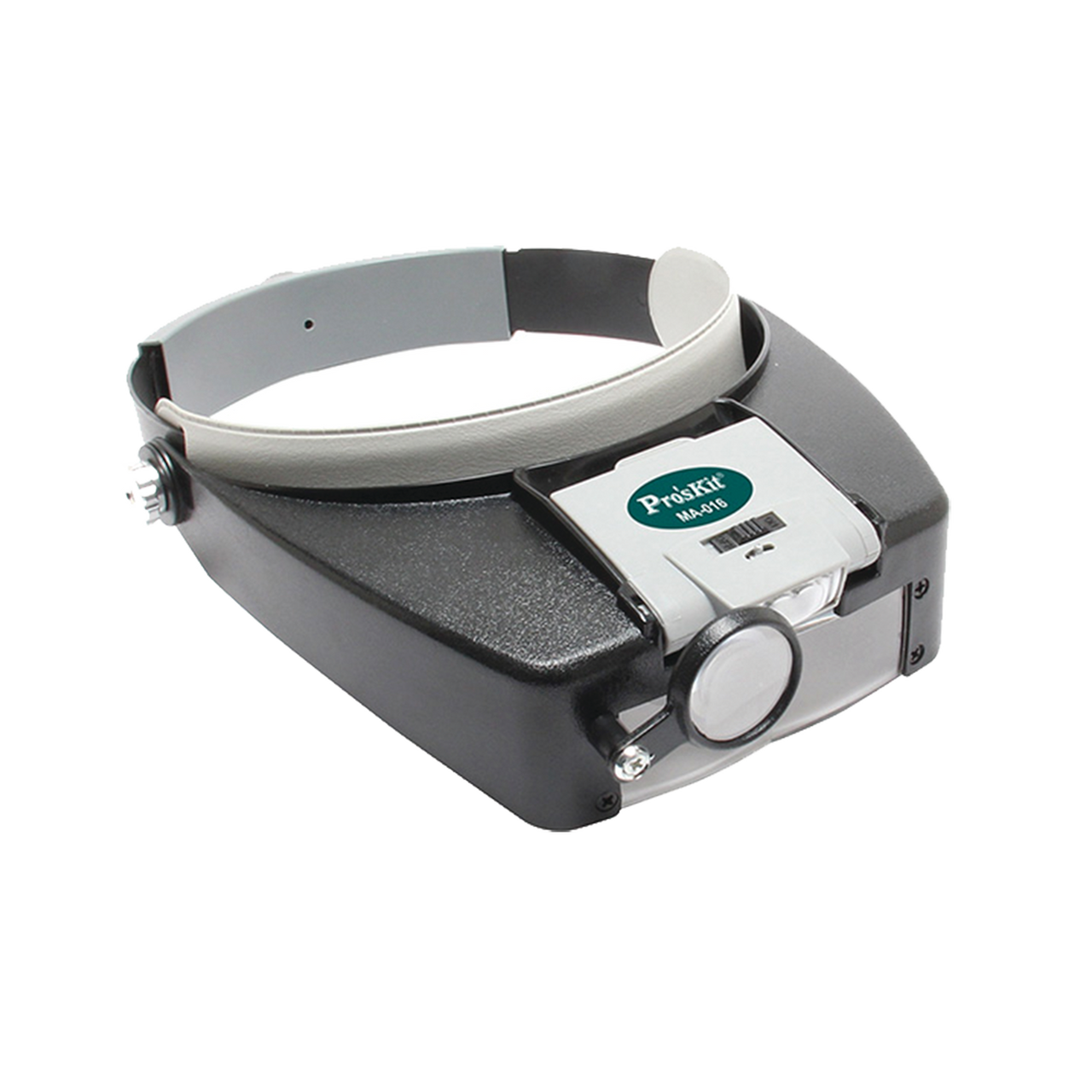 711-IN-016 Lampara LED en correa frontal con lentes de aumento 1.8X, 2.6X y 5.8X.