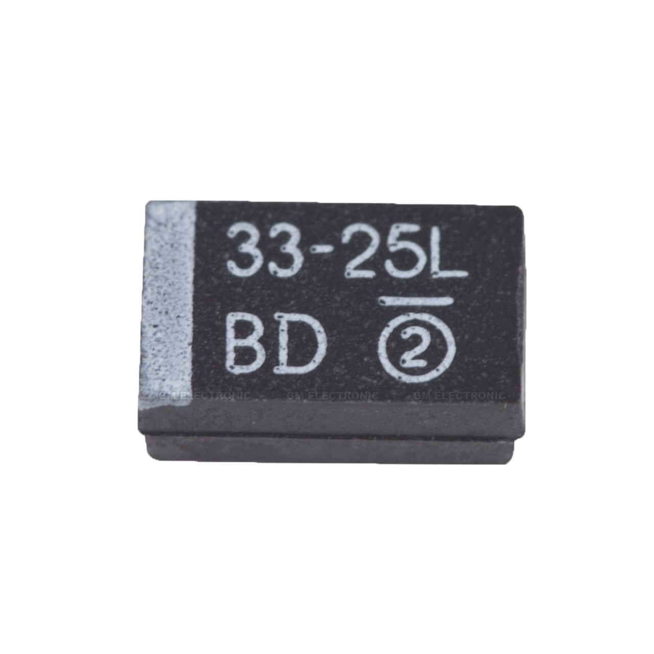 718-1037-6-ND Capacitor Electrolítico de Tantalio SMD (2917) de 33 µFd, 25 Volt, para Amplificador PA3-1FE-RXRF.