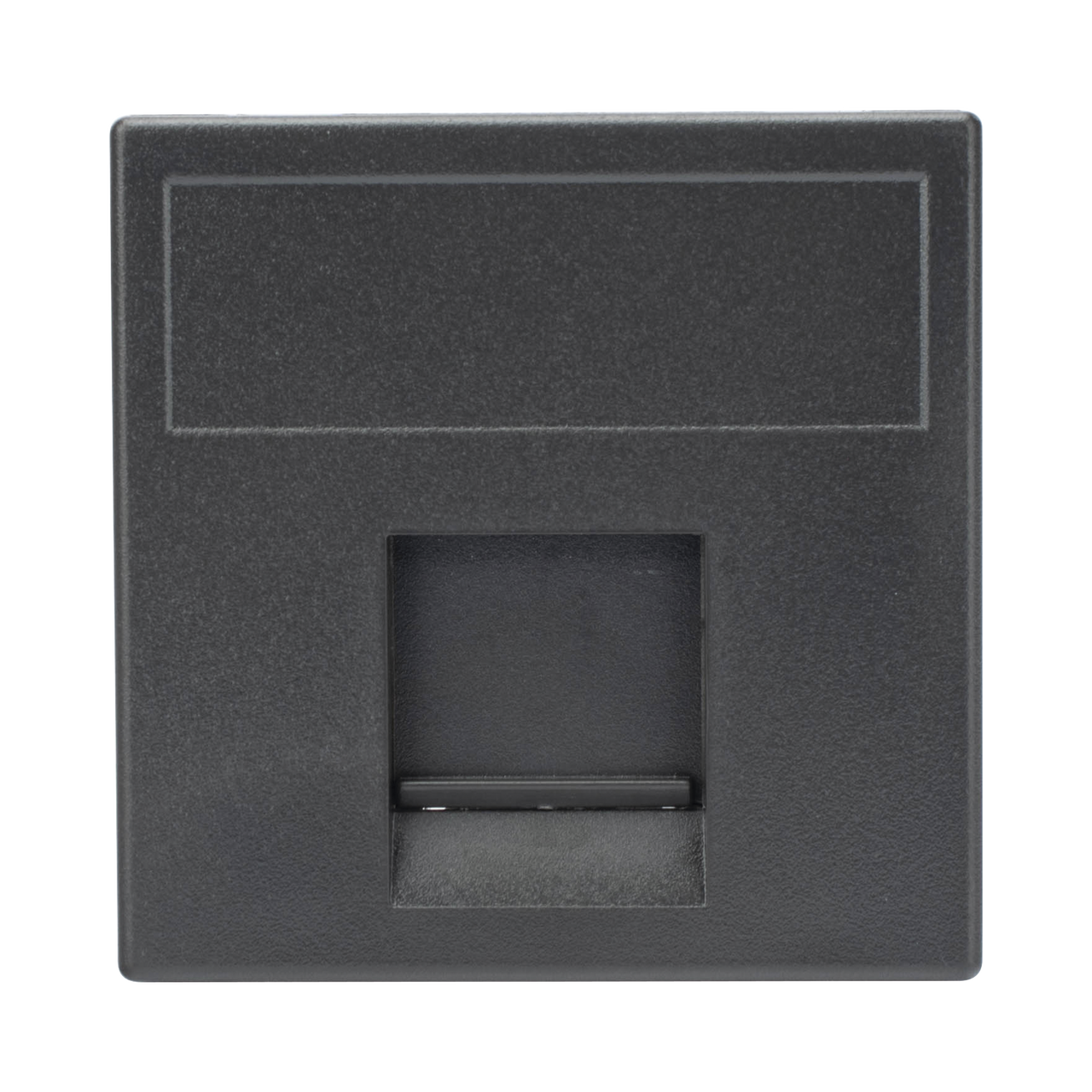 SM-1-KEY-G Módulo Color Grafito con 1 Espacio para Jack Keystone / (K76/14)