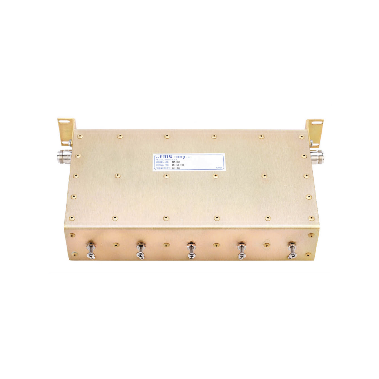 02515/B Preselector 375-440 MHz, Ancho-Banda 2-15 MHz, Perdida-Inserción 2.0 dB @ 5 MHz, N Hembras.