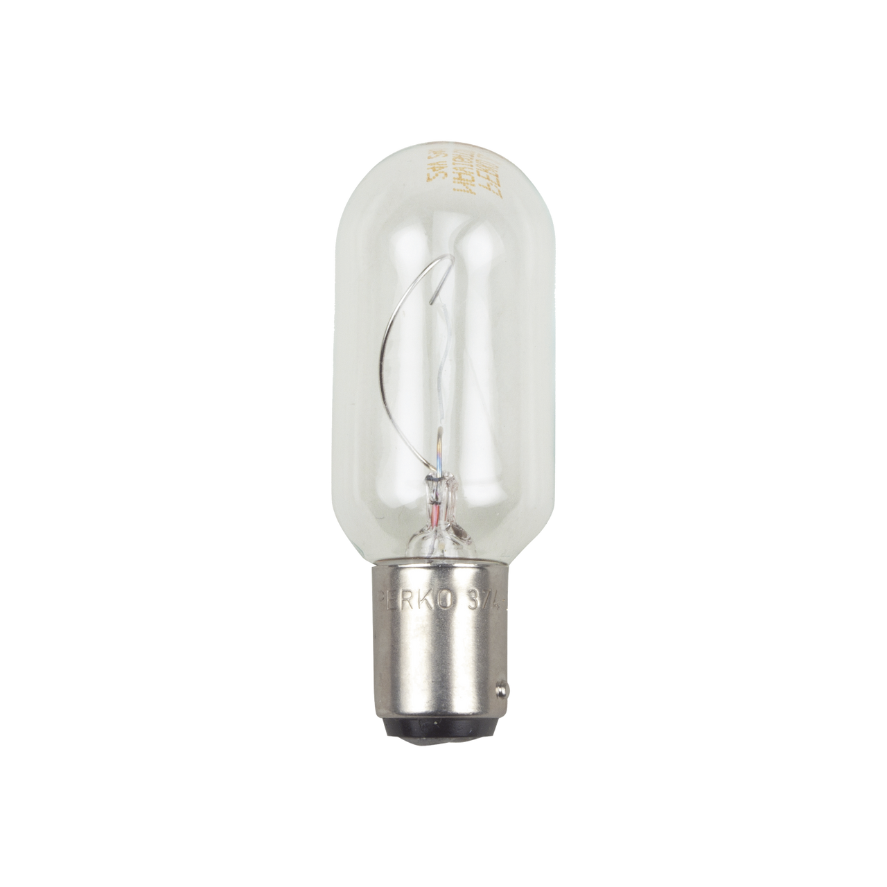 0374-004-CLR Bombilla transparente de 120 Vca / 30 W de doble contacto