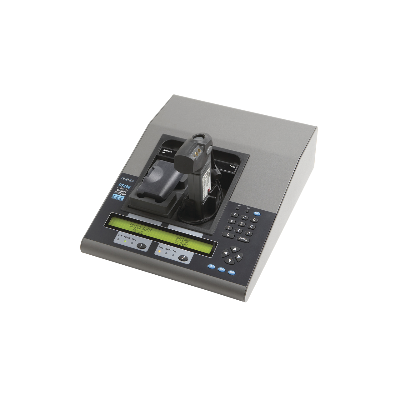 077-200-100 CADEX 7200-C Analizador de Baterías de 2 Cavidades (40W). No Incluye Adaptadores.