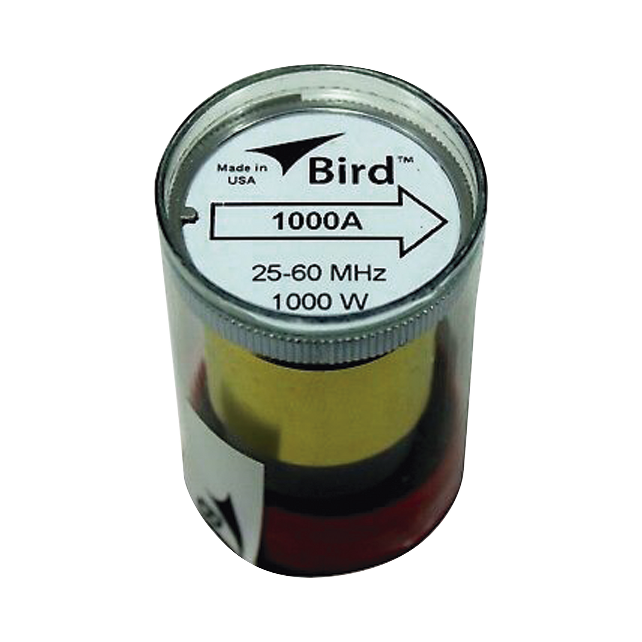 1000A Elemento de Potencia en linea 7/8 a 1000 Watt para Wattmetro BIRD 43 en el Rango de Frecuencia de 25 a 60 MHz