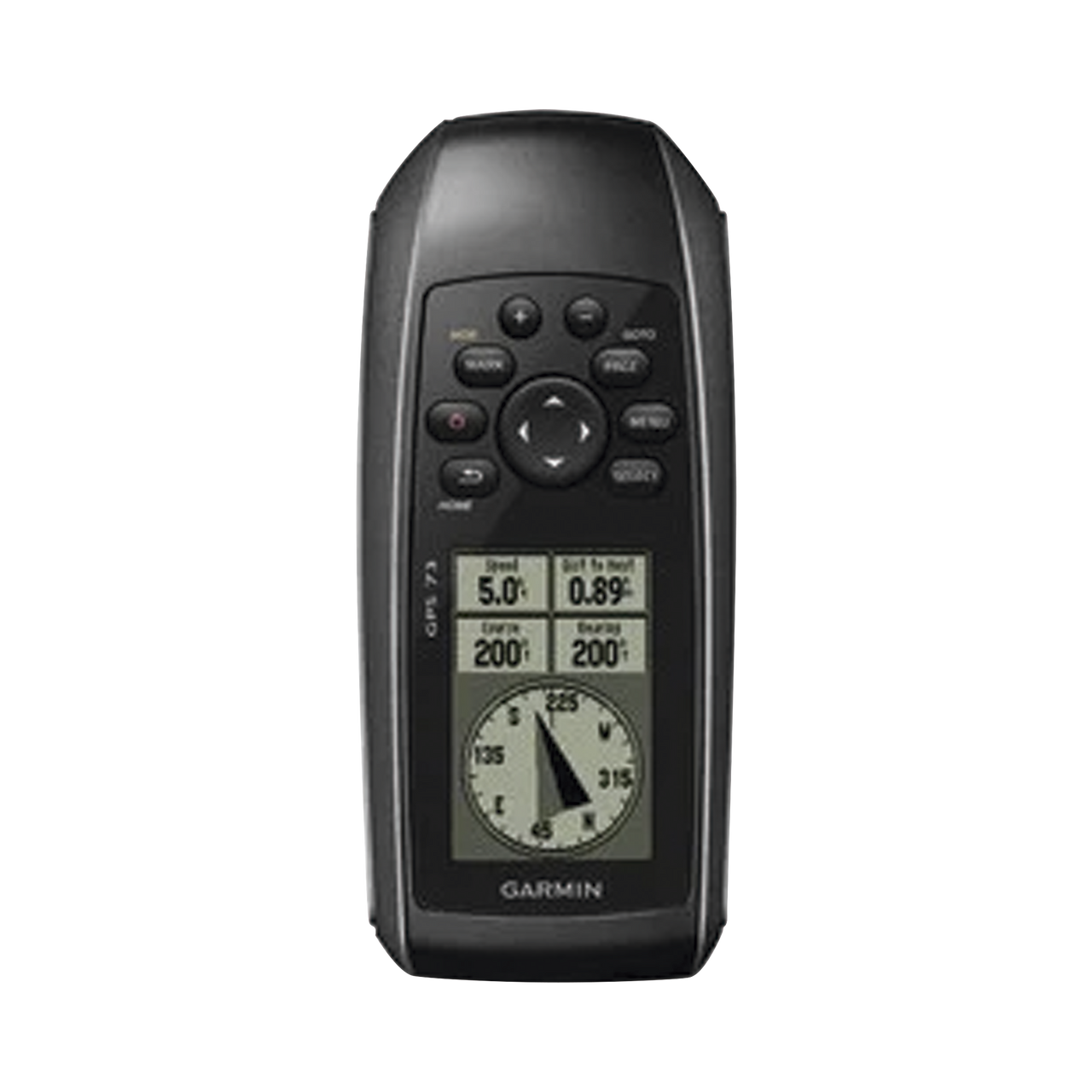 10-01504-00 GPSMAP 73 Portátil / Pantalla LCD 4 Niveles de Gris / Resolución 128 x 160 Píxeles / Autonomía +18 Horas / Resistencia al Agua IPX7 / Receptor de Alta Sensibilidad / 1000 Waypoints / 100 Tracks / Flotante / Calendario de Caza y