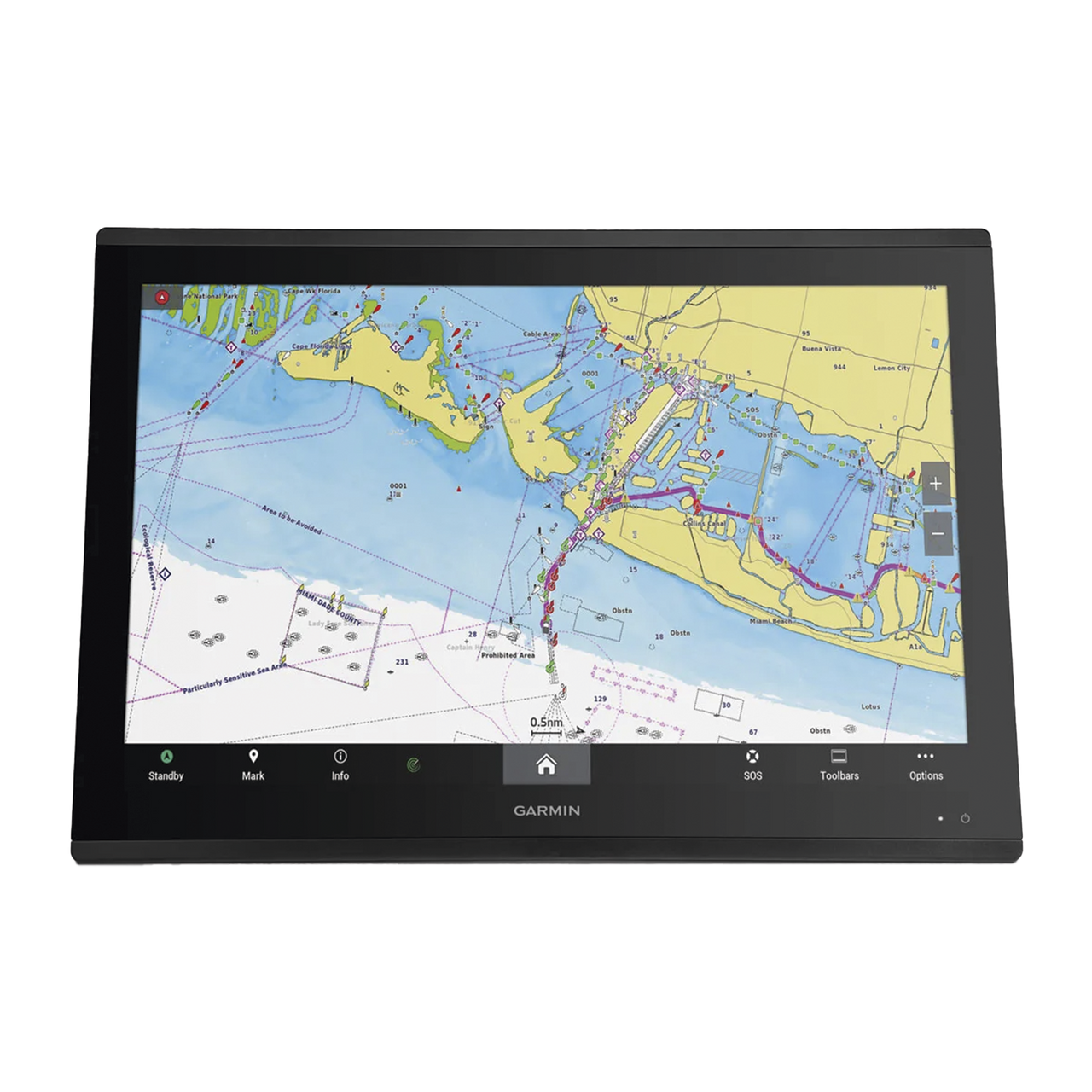 10-01512-00 GPSMAP® 8424 con mapa base mundial