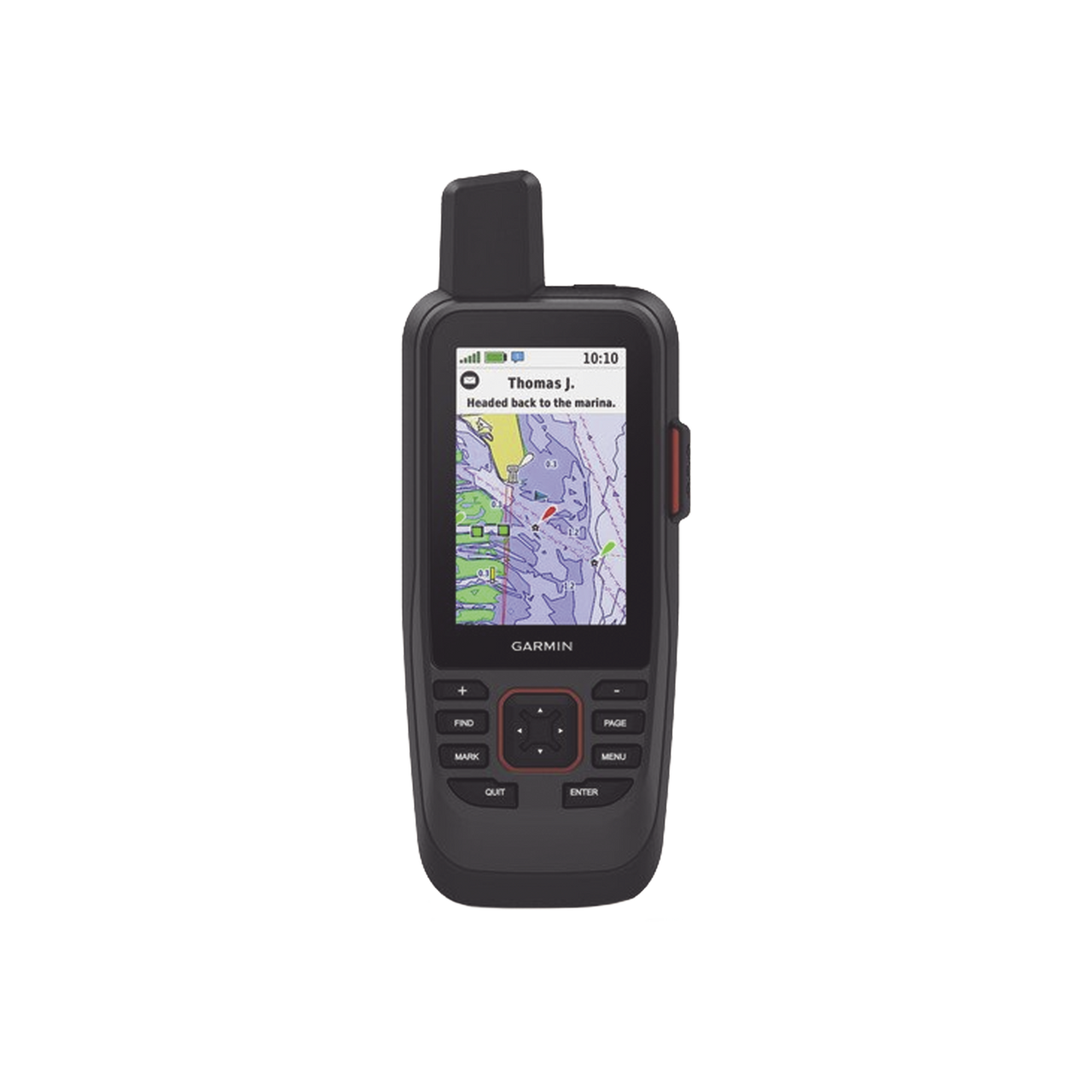 10-02236-02 GPS Portátil / Pantalla Transflectiva 3 / Resolución 240x400 píxeles / Batería Recargable hasta 35 Horas / Memoria 16 GB / Brújula de Tres Ejes / Compatible con Garmin Connect? / IPX7 / MIL-STD-810
