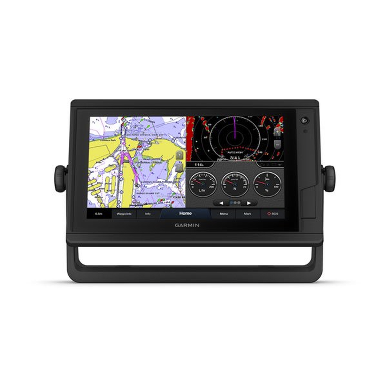 10-02321-00 Plotter de Navegación GPSMAP 8612xsv / Pantalla Táctil WSVGA 9 / Resolución 1024 x 600 / IPX7 / Compatible con NMEA 2000 y 0183 / BlueChart g3 / ClearVü y SideVü / Conectividad Wi-Fi y Bluetooth