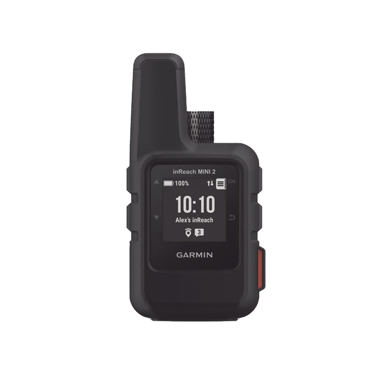 10-02602-01 Dispositivo GPS Outdoor / Pantalla Monocroma Transflectiva 23 x 23 mm / Resolución 176 x 176 píxeles / Batería Recargable de Iones de Litio / Autonomía Hasta 14 Días / Resistencia al Agua IPX7 / Conectividad Bluetooth y