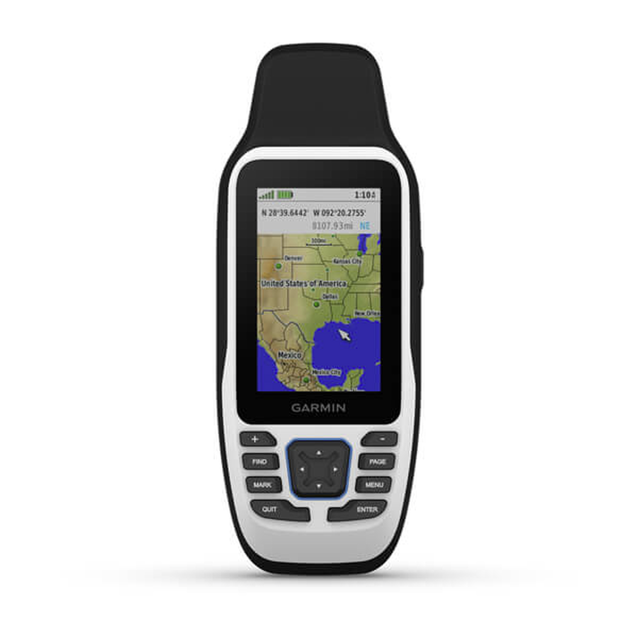 10-02635-00 GPS Portátil / Pantalla TFT Transflectiva de 3 / Resolución 240 x 400 píxeles / Brújula de Tres Ejes / Memoria 8 GB / Autonomía Hasta 19 Horas / Resistente IPX7 / MIL-STD-810