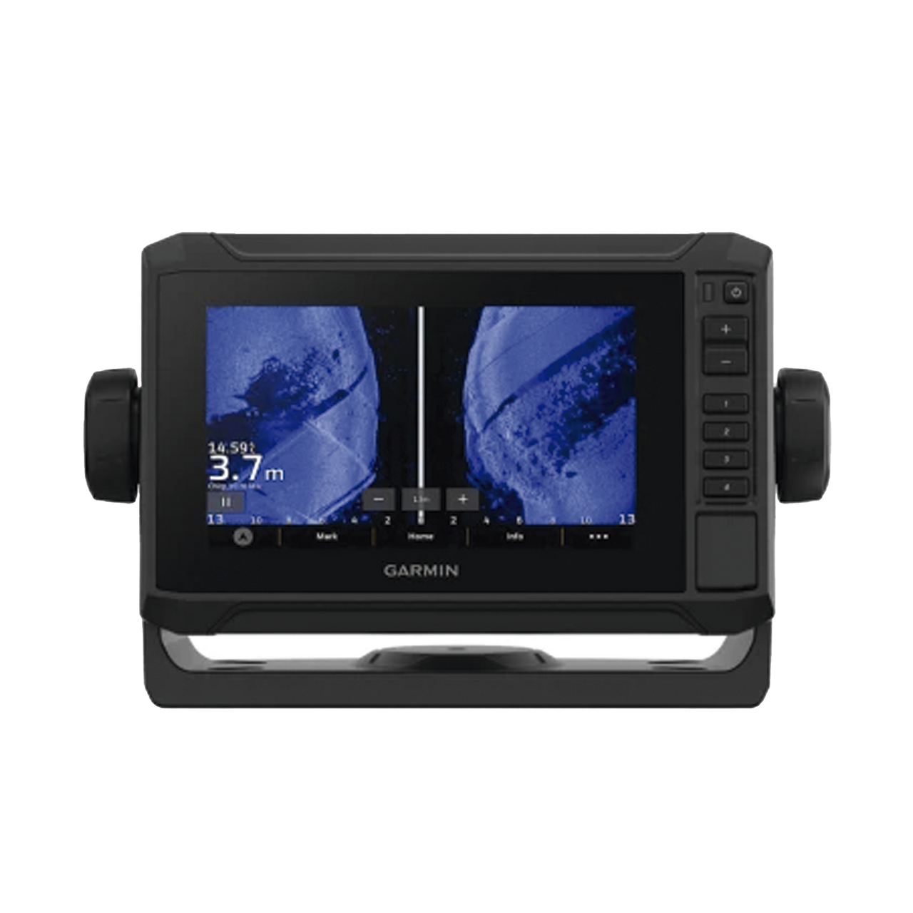 10-02679-00 Plotter de Navegación Garmin / Pantalla Táctil WVGA 6.2 / Resolución 800x480 / GPS Multibanda y Multiconstelación / Compatible con AIS y DSC / Sonda Integrada CHIRP / ClearVü y SideVü / Conexión NMEA 2000