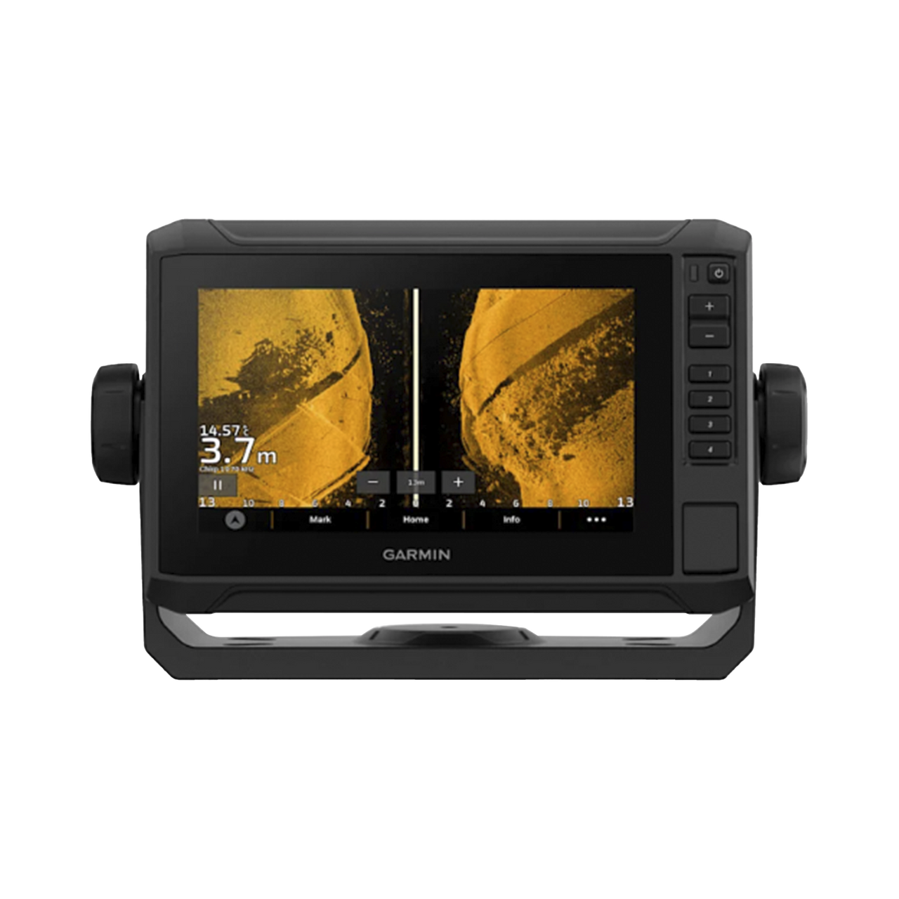 10-02683-00 Plotter de Navegación Marina / Pantalla Táctil WVGA 7 / GPS Multibanda y Multiconstelación / Compatible con AIS y DSC / Sonda CHIRP Integrada / ClearVü y SideVü / Resistencia al Agua IPX7 / Conectividad NMEA 2000 y Gar