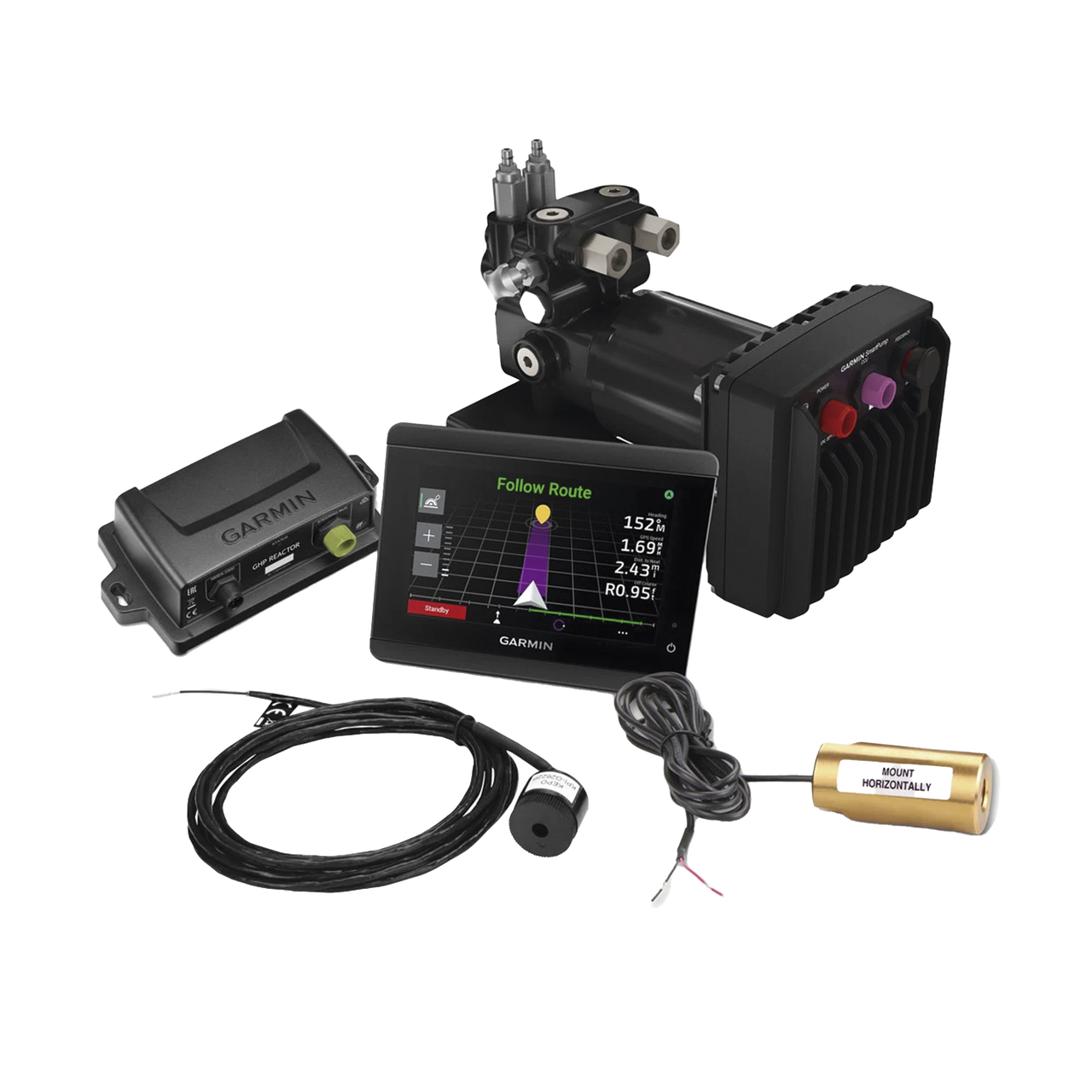10-02794-01 CCU (Unidad de Control Central) / Carcasa de Plástico IPX7 / Rango de Temperatura -15°C a 55°C / Alimentación 9-16 V / Longitud de Cable 3 m / Compatible con Cilindros de Dirección 65.5-393.3 cc