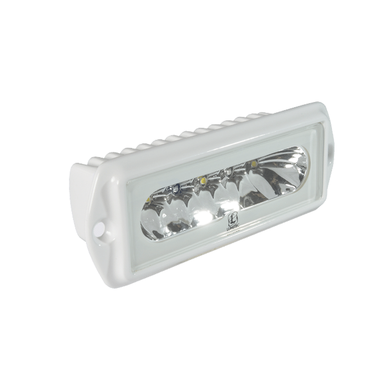 101099 Luz led marina Capri2 empotrable, emite luz color blanco y azul de 1000 lúmenes, fabricado bajo norma de protección IP67.