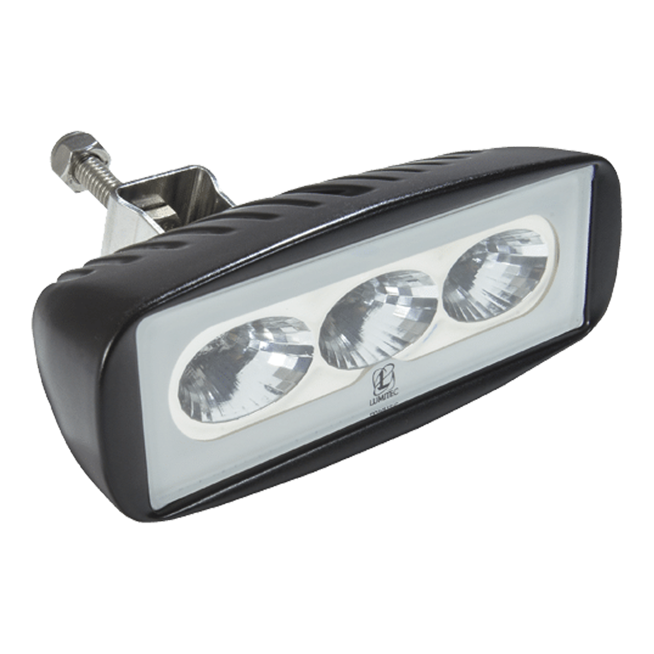 101293 Luz led marina en terminación color negro CapreraLT, emite luz color blanco de 1000 lúmenes, fabricado bajo norma de protección IP67.