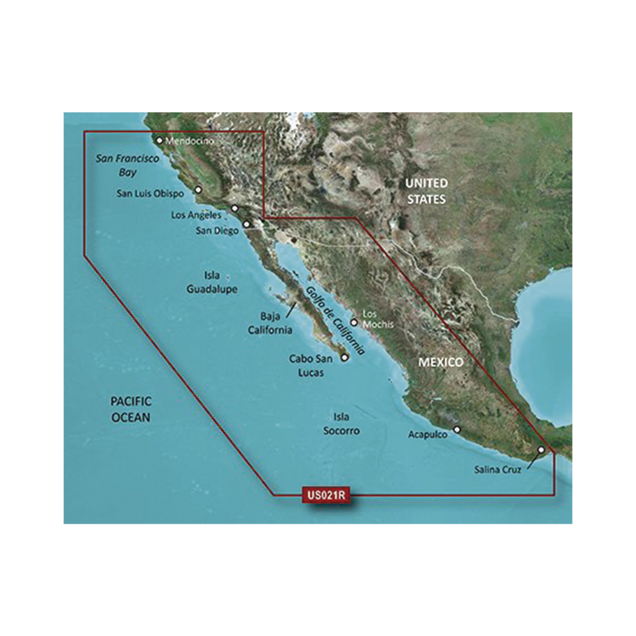 10-C0722-20 Mapa HXUS021R California - México.