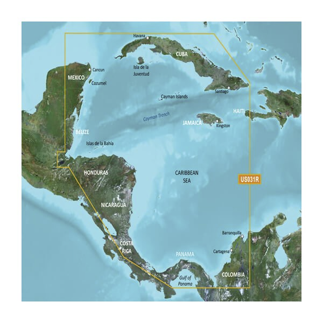 10-C0732-20 Cartas de la costa suroeste del Caribe