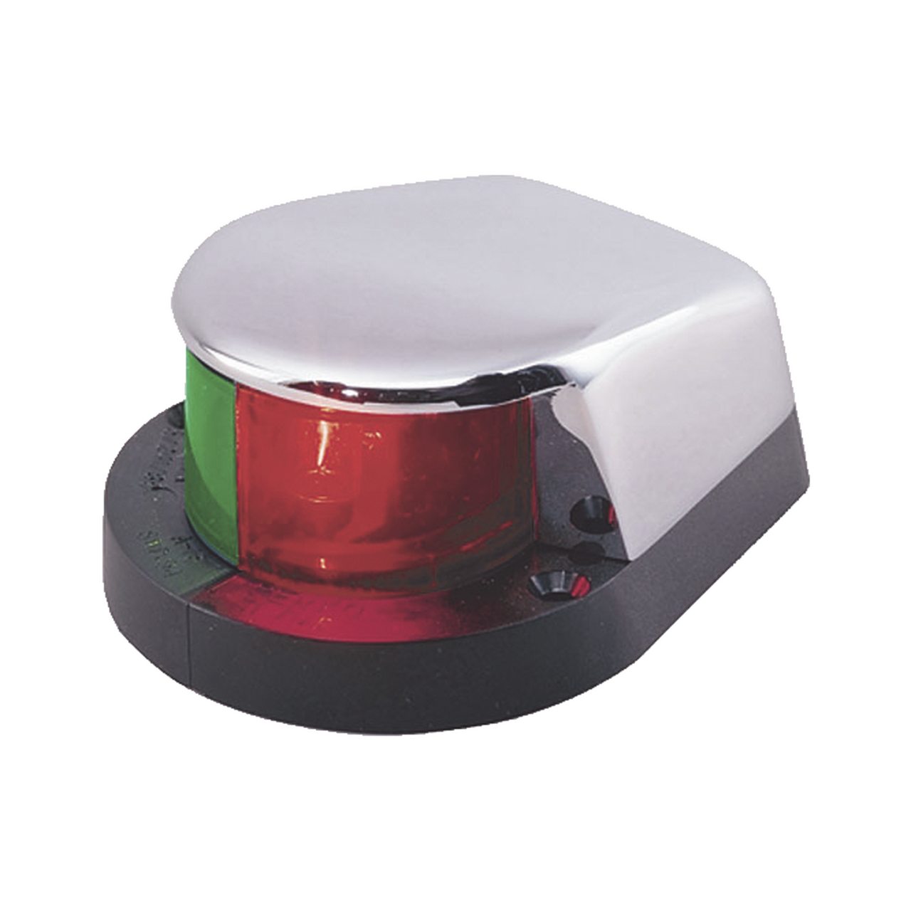 1310-DP0-CHR Luz Bi-Color con Carcasa Cromada para Embarcaciones a Motor Menores de 12 Metros