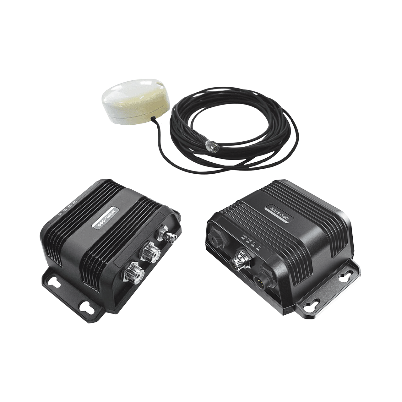 000-13963-001 Transpondedor AIS Clase B NAIS 500 / Reducción de Riesgo de Colisión / Compacto y Ligero / Resistente al Agua / Bajo Consumo de Energía / Compatible con B&G, Simrad y Lowrance MFD / Incluye NSPL500 y GPS-500