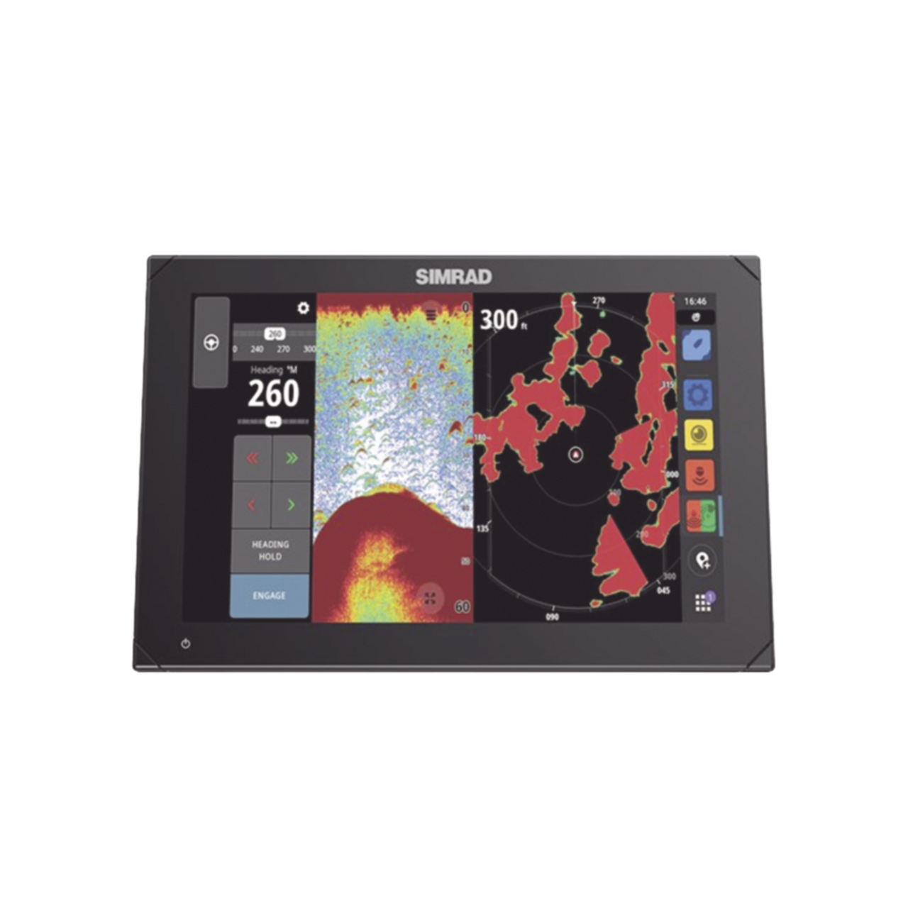 000-15370-001 Sistema de Navegación NSX / Pantalla Táctil SolarMAX IPS HD / Integración Total con Mercury / Compatibilidad con Radar HALO / Uso Compartido de Datos de Sonda / Conectividad Ethernet y USB / Red NMEA 2000