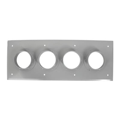 204-6734 Placas pasamuro con capacidad de 4 botas de 4