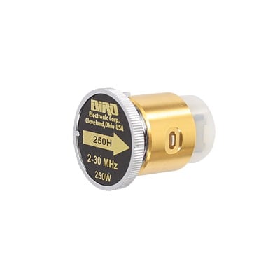 250H Elemento de 250 Watt en linea 7/8 para Wattmetro BIRD 43 en Rango de Frecuencia de 2 a 30 MHz.