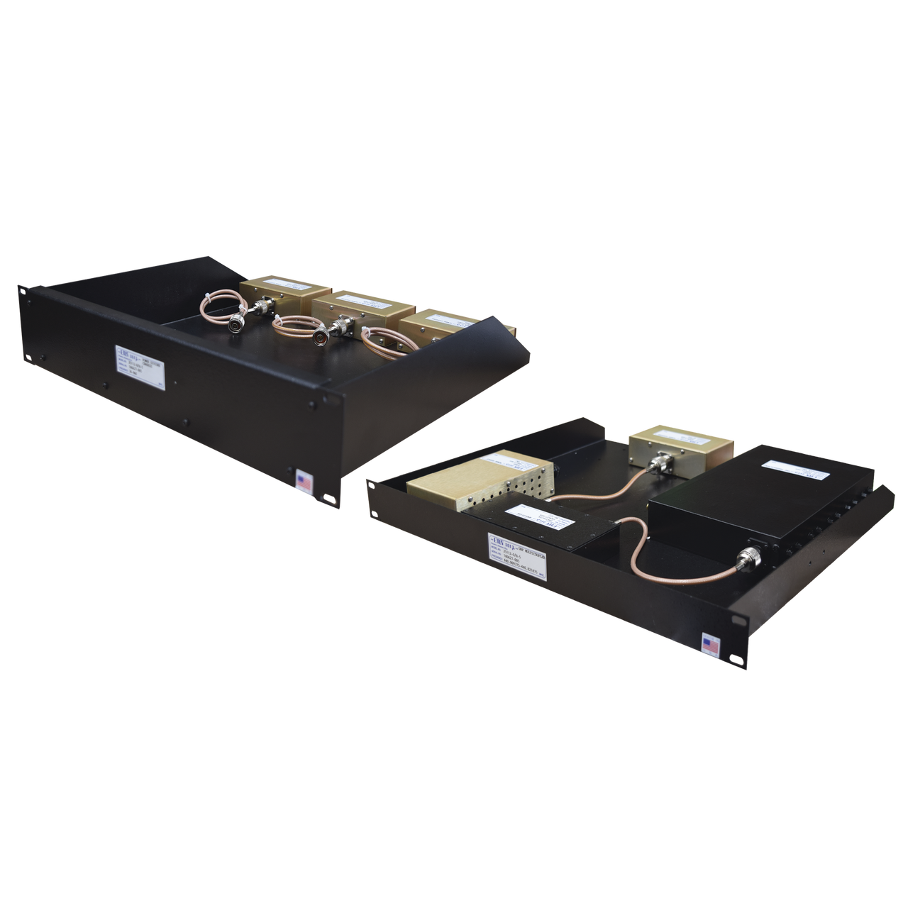 25112-0/H5 Multiacoplador y Preselector EMR, 375-512 MHz, 12 Canales, 2-8 MHz, 2 UR / Rack 19 in, N Hembras.