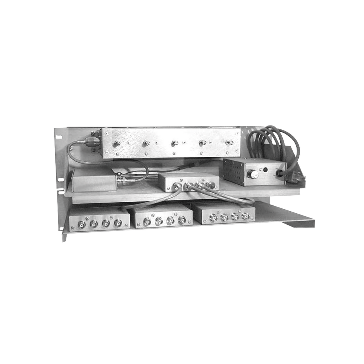 25112-0/P5 Multiacoplador con Preselector 300-512 MHz, 12 Canales, 3-10 MHz, N Hembras.