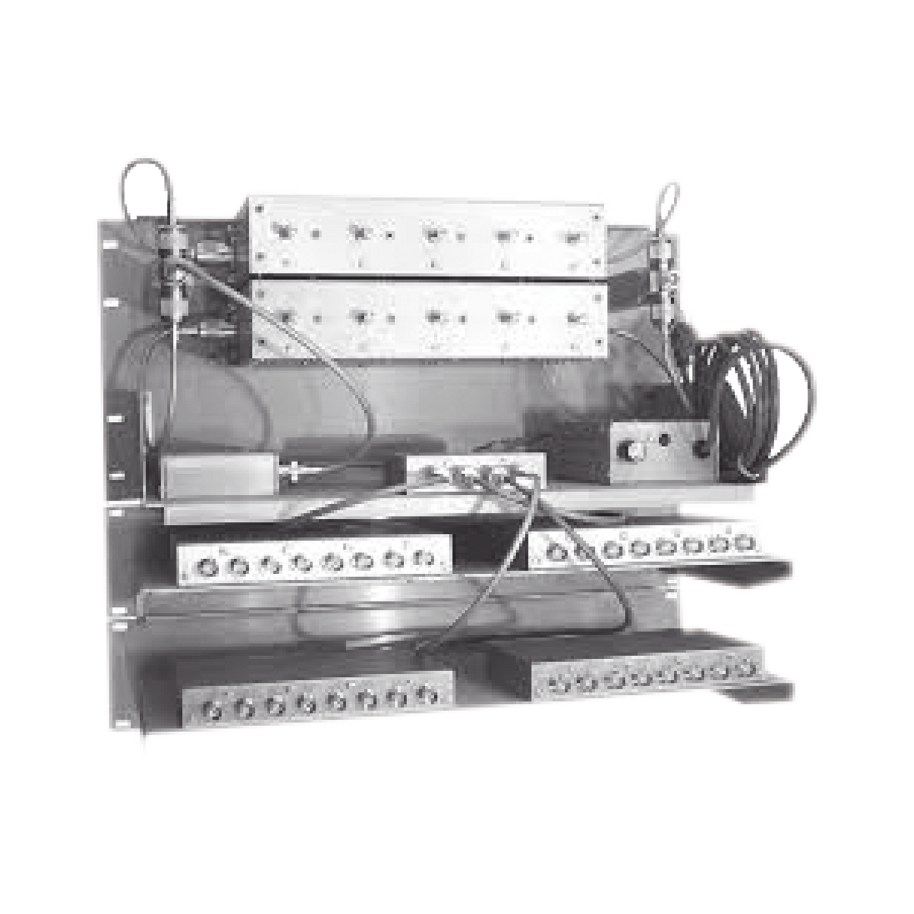 25132-0/DH5 Multiacoplador-Doble Preselector, 300-512 MHz, 25-32 Canales, N/N, 3-4 MHz, 115 Vca / 13.6 Vcc.
