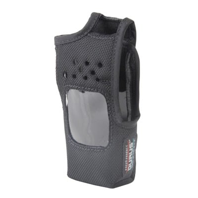 2712-BC Funda de Nylon, clip metálico-cinto, capuchón auto-adherible y visor frontal / TK-2312/3312, NX-240/340.