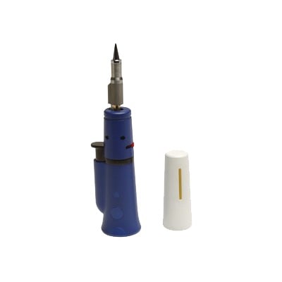 272-SO-5900 Mini Cautin WELLER ML-500MP de Gas Butano, 370-480 °C, 30 min. de Uso Continuo a Descarga Media.