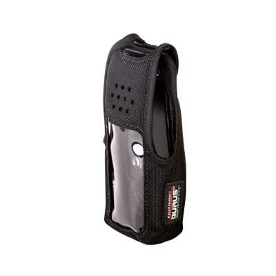 2806-B Funda de Nylon, lazo-cinto, capuchón con broches para botones y amplio visor frontal  para NX-410K2 y NX-411K2.