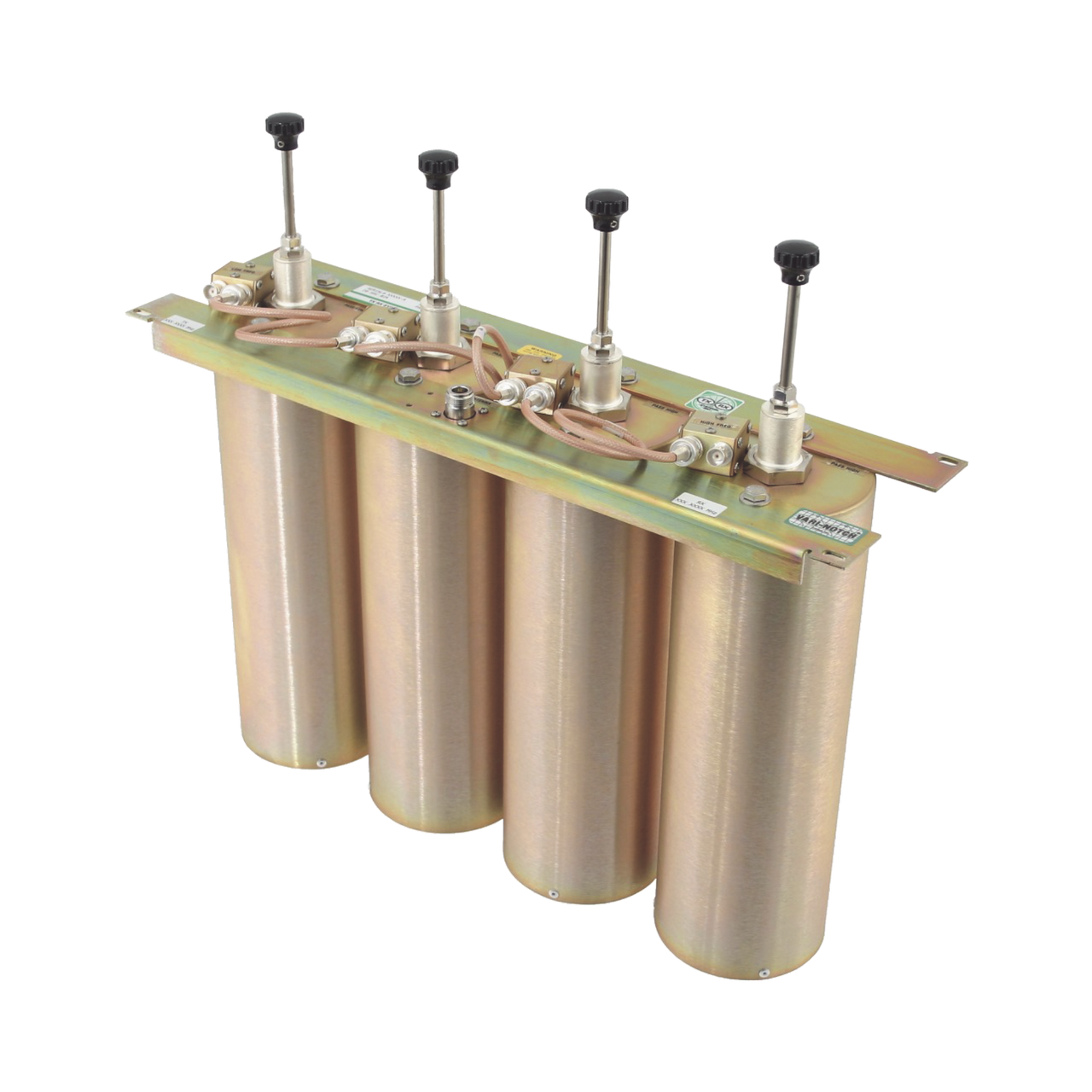 28-56C-02A Duplexer Pasa Banda-Rechazo de Banda, 380-420 MHz, 4Cav.(4Dia.) 3 MHz, 250 Watt, BNC Hembras.
