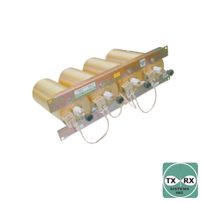 28-69-02A Duplexer Pasa Banda-Rechazo de Banda, 470-512 MHz, 4Cav.(4Dia.) 3 MHz, 350 Watt, BNC Hembras.