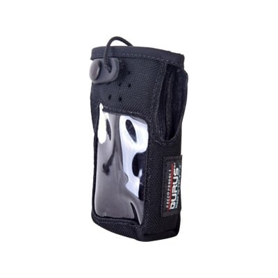 3112-BC Funda reforzada de Nylon, clip metálico en cinto, correa de broche y visor frontal / IC-F1000T/09 o IC-F2000T/09.