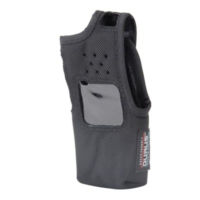 3121-B Funda de Nylon, lazo-cinto, capuchón auto-adherible / botones y visor frontal / IC-F3021, IC-F3031, IC-F3230.