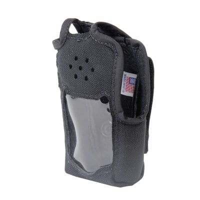 3199-B Funda de Nylon, lazo-cinto, capuchón con broches / botones y visor  frontal para IC-F50/F50V, IC-F60/F60V.