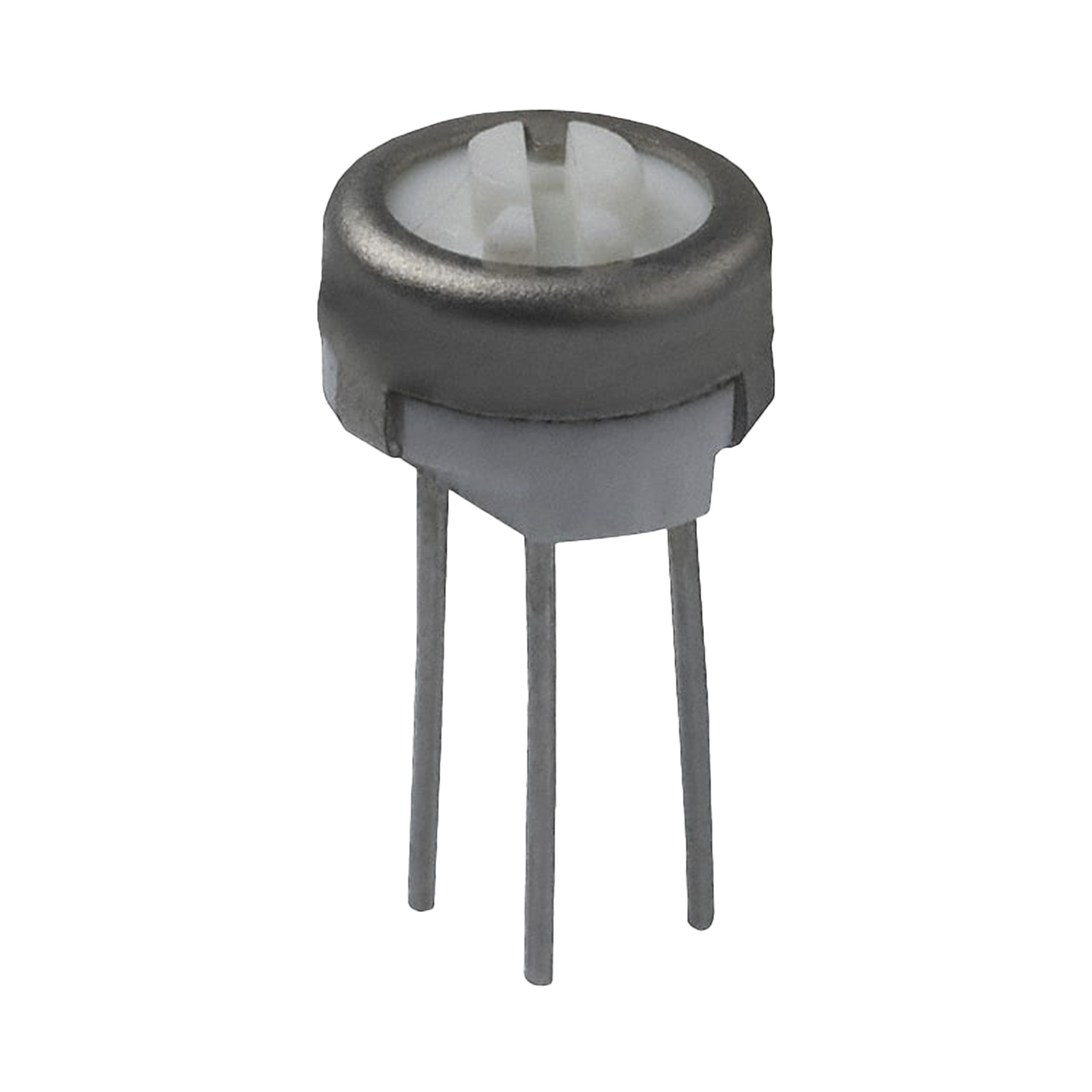 3329H-204-ND Potenciómetro Cermet Trimer de 200k Ohm, 1 Vuelta, 0.250 Diam., 0.5 Watt, Terminales para PCB.