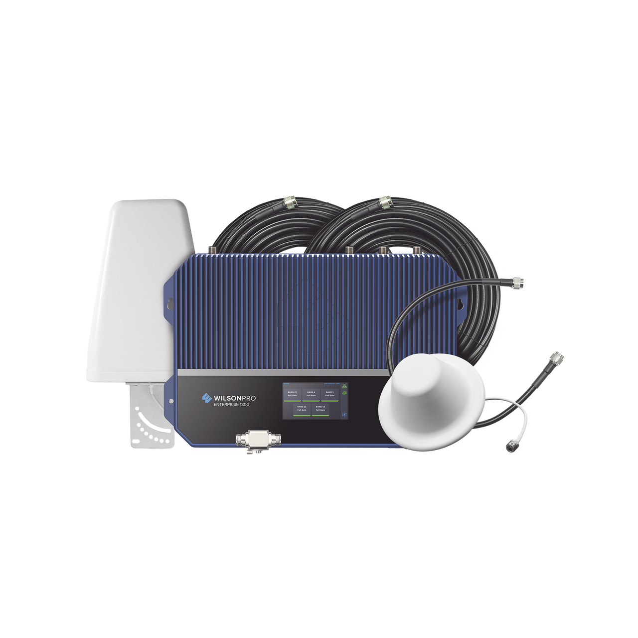 460-149 KIT Amplificador de señal celular 4G LTE, 3G y Voz. Especial para áreas comerciales que reciben la señal de múltiples torres. Cubre áreas de hasta 3716 metros cuadrados.