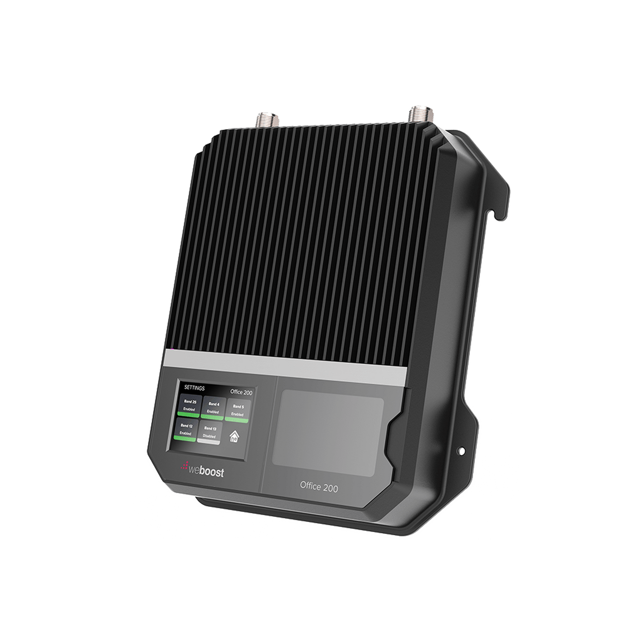 530-047 Amplificador Office 200 para 4G, 3G, 2G y llamada VoLTE y convencional. Especial para personalizarlo con antenas, cables y accesorios de acuerdo al requerimiento de la instalación. Puede cubrir áreas de hasta 4300 Metros Cuadrados