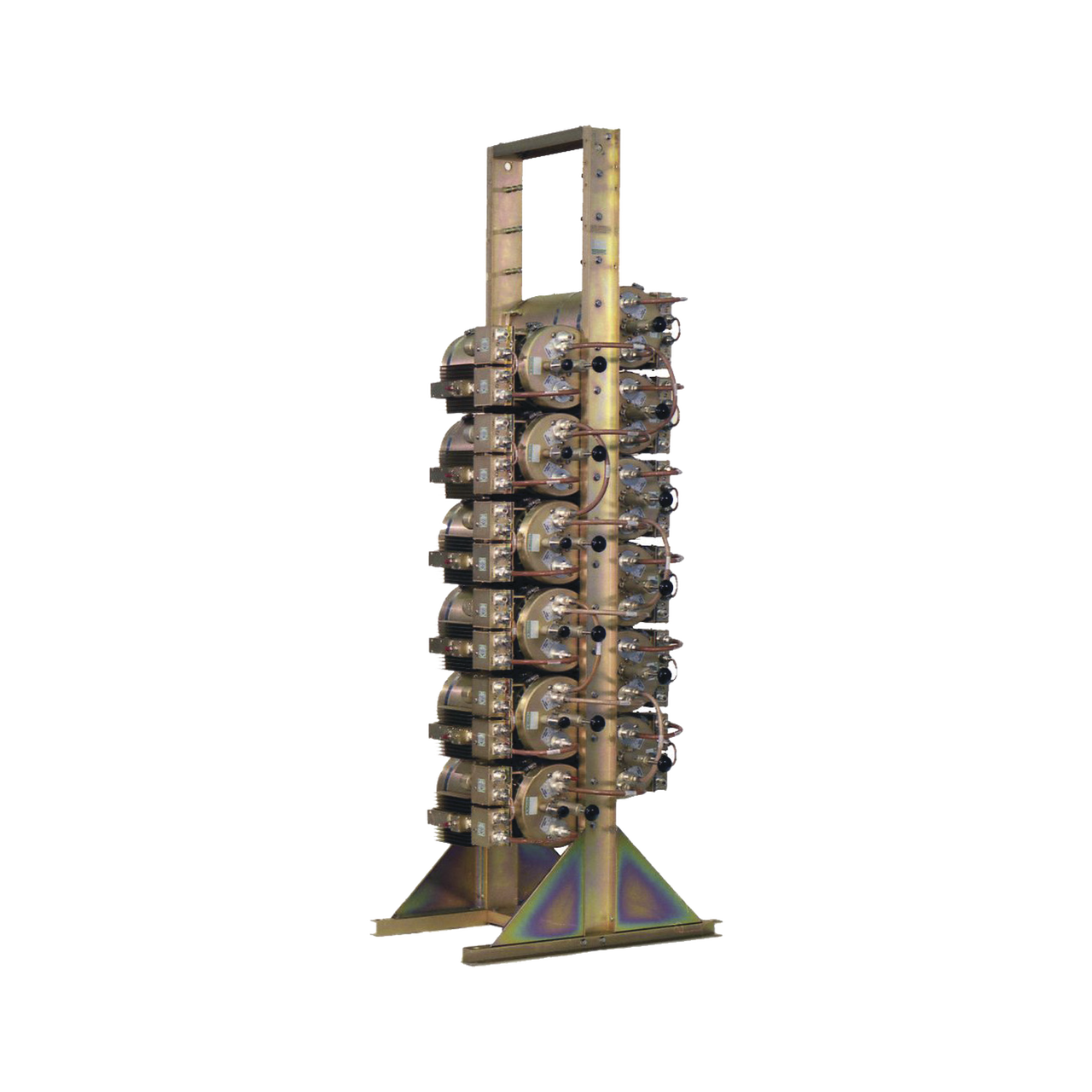 73-67-25-2D-05 Combinador TX/RX, 5 canales, 406-512 MHz, 150 Watt, 125 KHz Tx-Tx, Cav.10 Diam. Peg Rack, N Hembras
