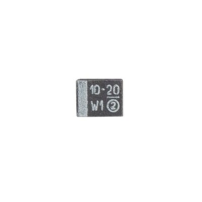 74-593D20V10B Capacitor de Tantalio SMD, 10 uFd, 20 Volt.