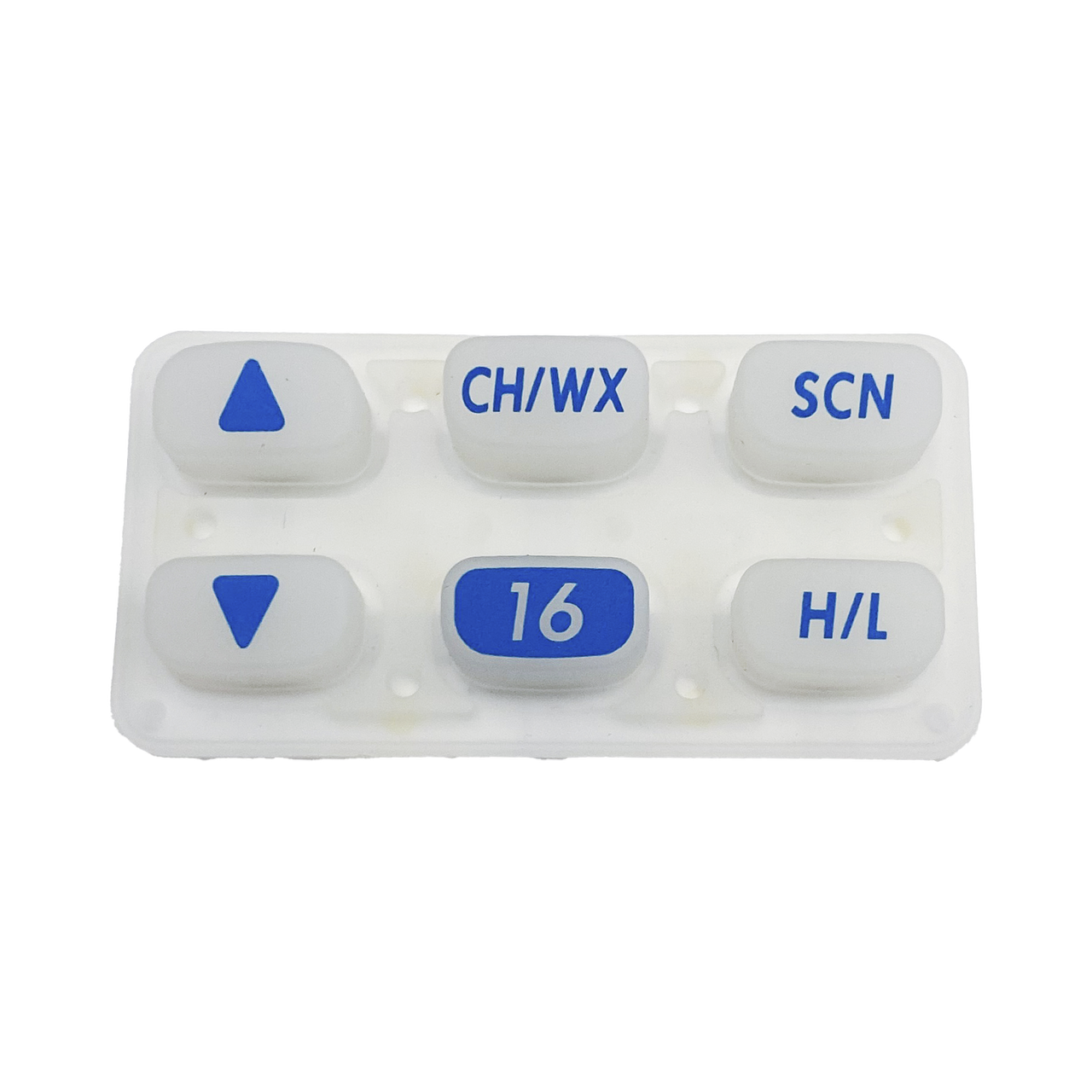 893-005-8370 Teclado para tapa frontal de radio IC-M88