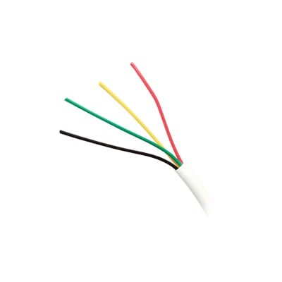 92-73 Bobina de Cable de 305 metros , 4 x 18 AWG , Aislamiento individual de Policloruro de Vinilo (PVC),  con propiedades Antiflama, para aplicaciones en sistemas de seguridad.