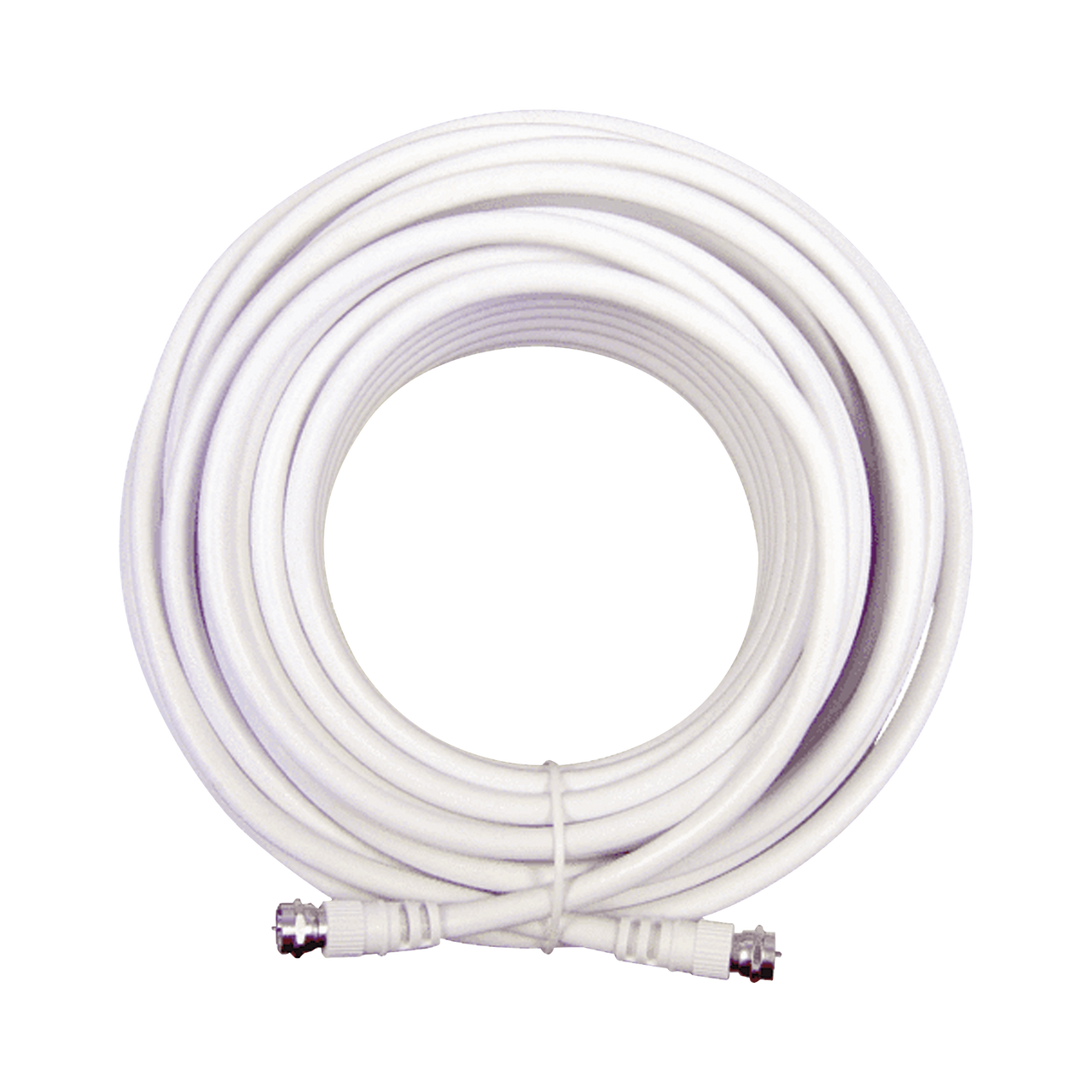 950-620 Jumper Coaxial con Cable Tipo RG-6 en Color Blanco de 6.09 Metros de Longitud y Conectores F Macho en Ambos Extremos. 75 Ohm de Impedancia.