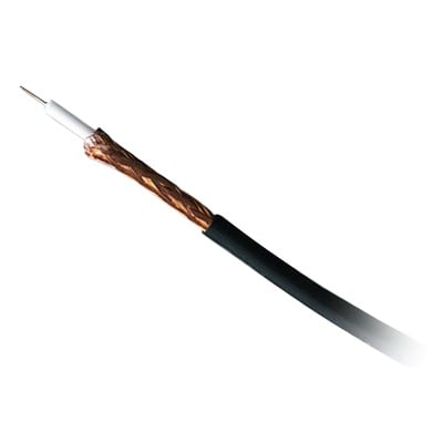 9601 Cable Coaxial RG6, 305 metros RG6, Malla 96%, Hecho en México / Intemperie