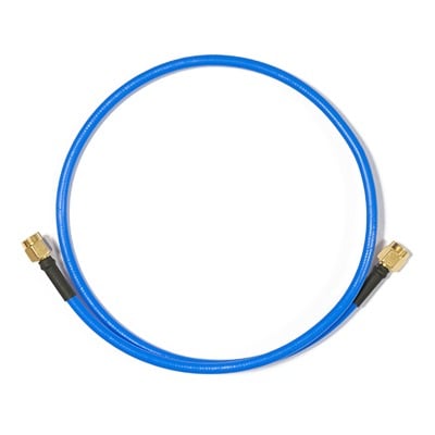 ACRPSMA Jumper MikroTik (Flex-guide) de 50 cm, Núcleo de Cobre-Plateado, Conectores SMA-Macho Inversos, Hasta 6 GHz.