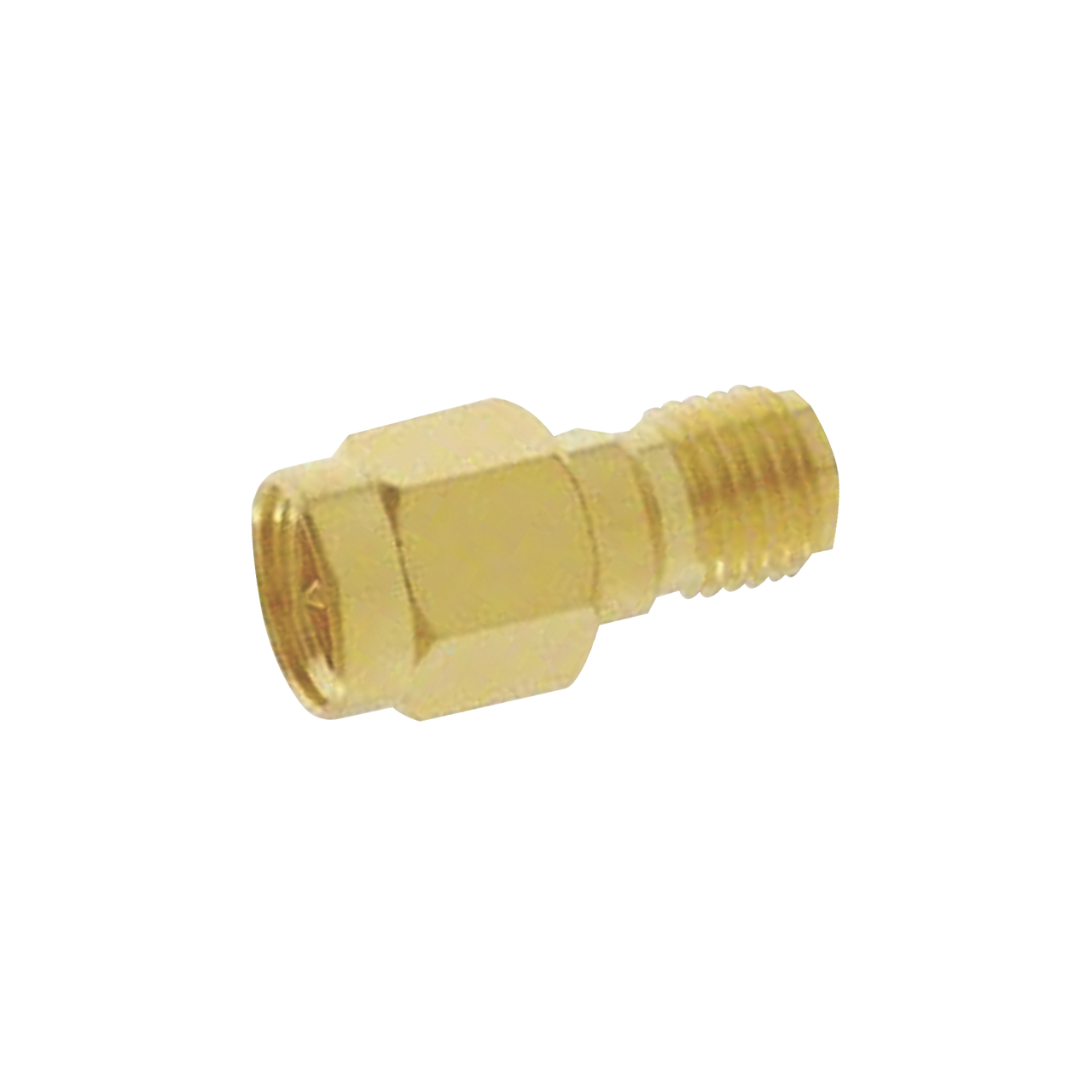 ACX1247-ND Adaptador en Línea, de Conector SMA Macho a SMA Hembra Inverso, Oro/ Oro/ Teflón.