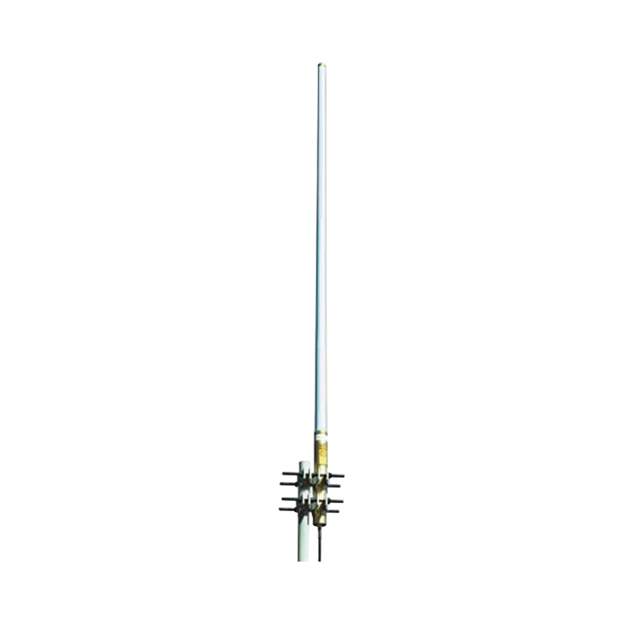 ANT-415F6 Antena Base TELEWAVE de Fibra de Vidrio, 405-440 MHz, 6 dB, Incluye montaje ANTC-482, 500 Watt, N Hembra.